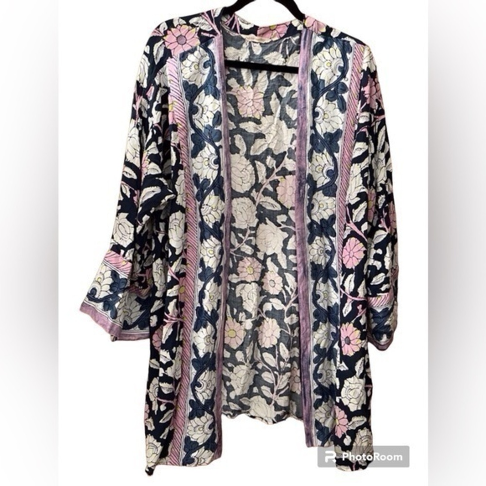 Open-front Rayon Cardigan, Size 1X